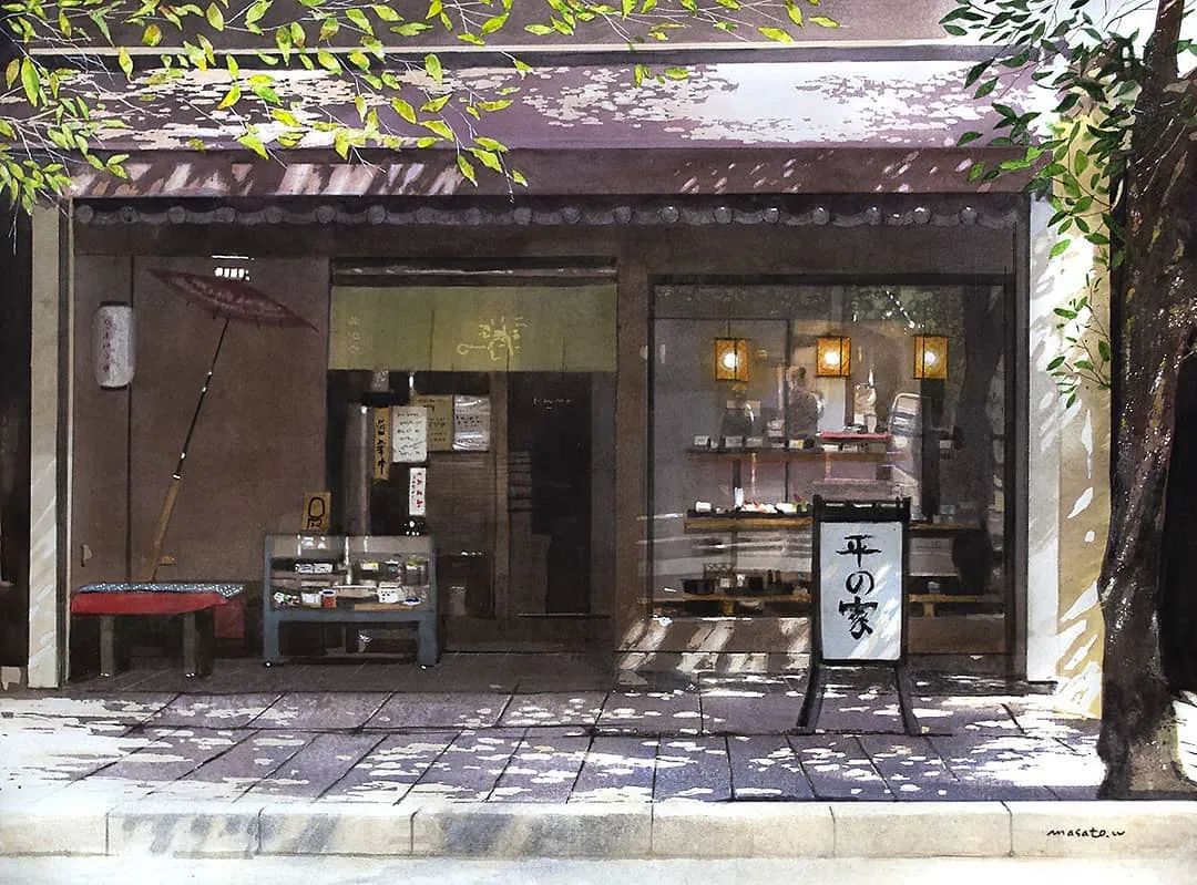 水彩大师笔下的花卉,简单唯美的水彩花卉