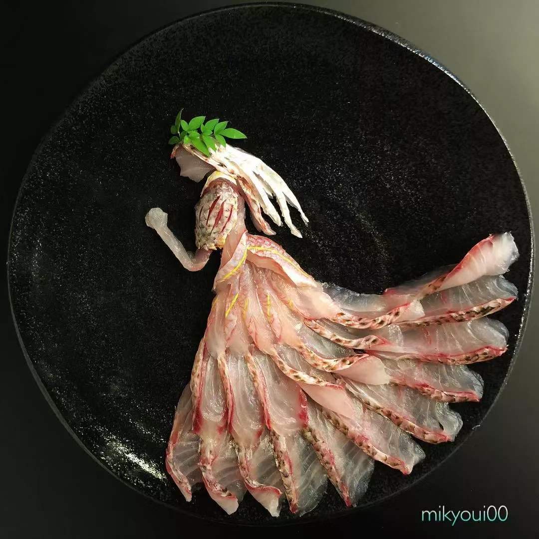 澳龙刺身摆盘制作视频,刺身制作视频创意摆盘