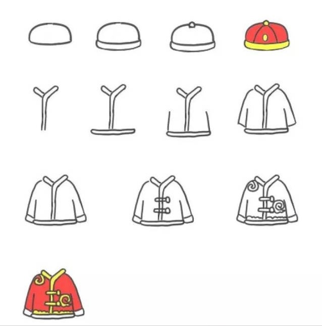 最好看的元旦节简笔画,元旦节怎么画简笔画