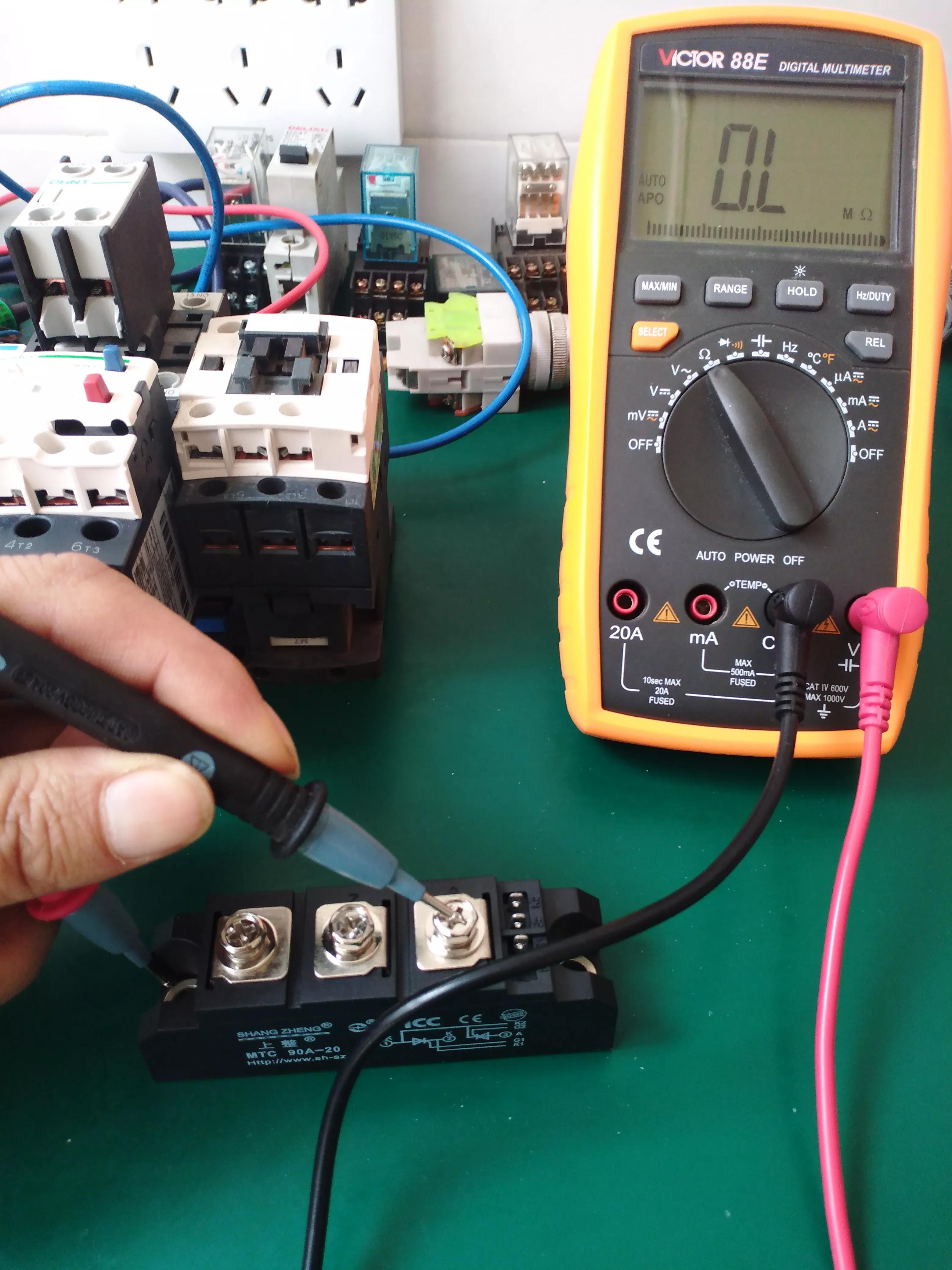 mtc可控硅1600v怎么测量好坏,三相可控硅整流模块如何测量好坏