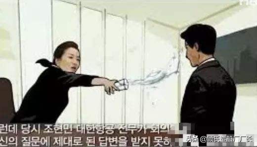 赵氏*女幼**照人面门一杯水泼出,回顾大韩航空2018.3.16泼水门事件