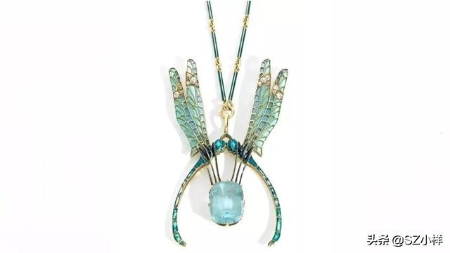 珐琅珠宝首饰设计,复古珐琅珠宝