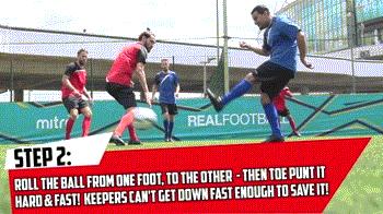 趣味足球射门技巧,中考足球技巧训练方法射门