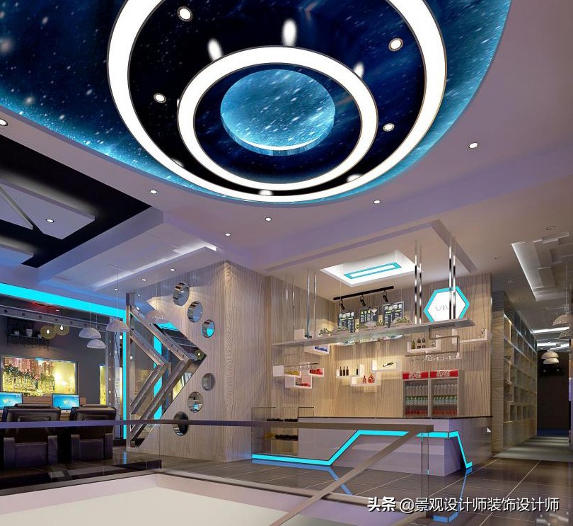 网咖设计效果图,网咖设计图哪找