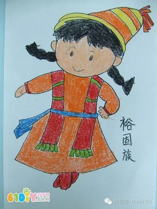 各族儿童简笔画的图片,56民族儿童简笔画大全