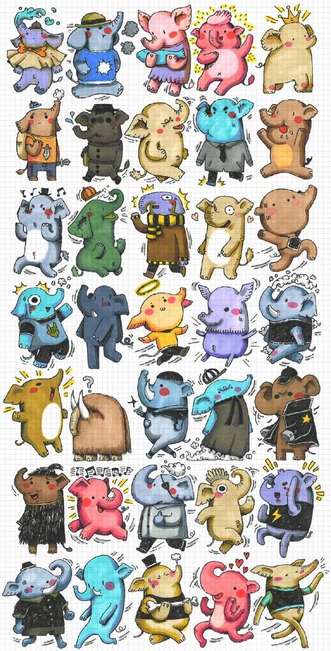 90后插画师画鬼,90后插画师山海经神兽