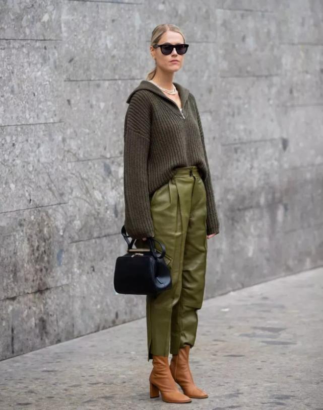 今年流行显高显矮的裤子,矮胖显高的裤子