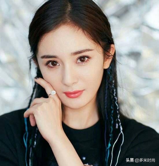 唐嫣和杨幂的发际线,杨幂额头高怎么弄刘海