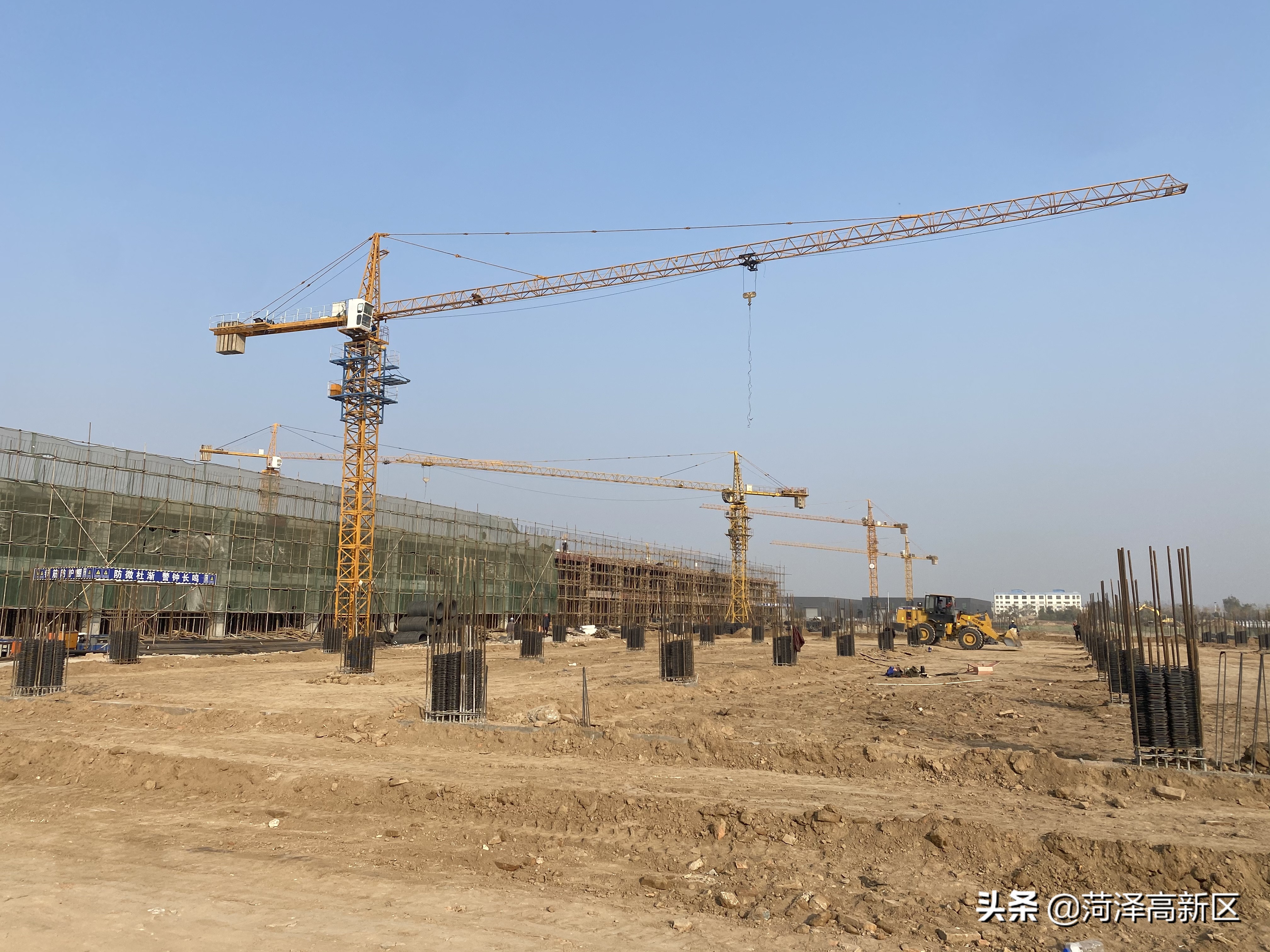 现场观摩见证菏泽高新区的勃勃生机