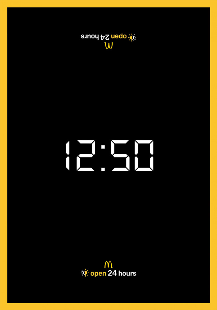 麦当劳的创意海报是什么,麦当劳星空海报又火了