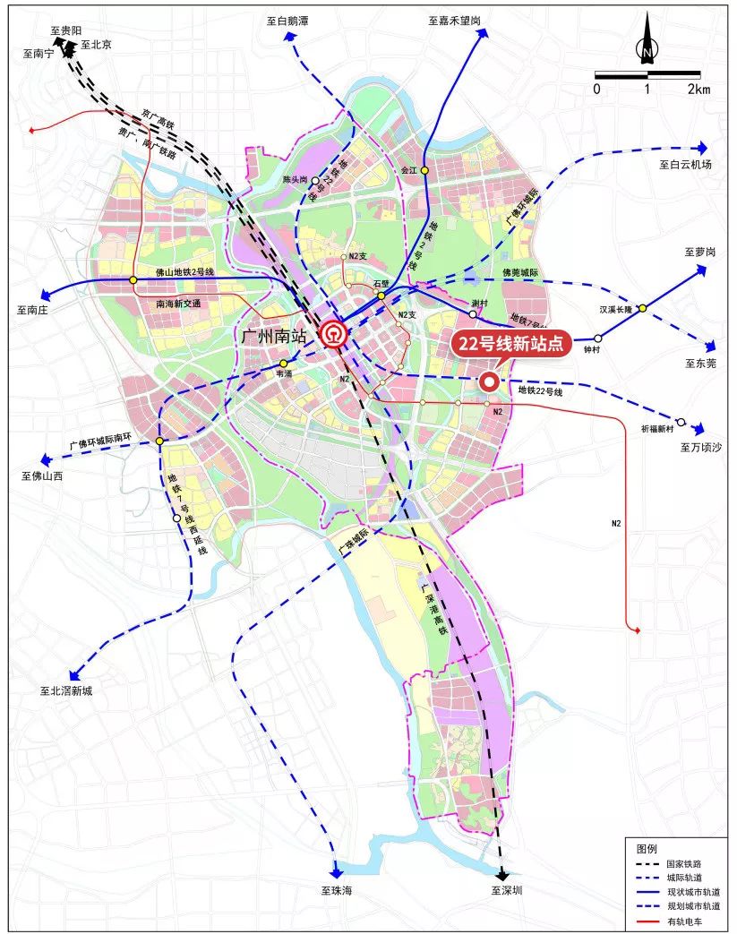 广州22号线恒大足球场有站吗,广州地铁22号线预留站点