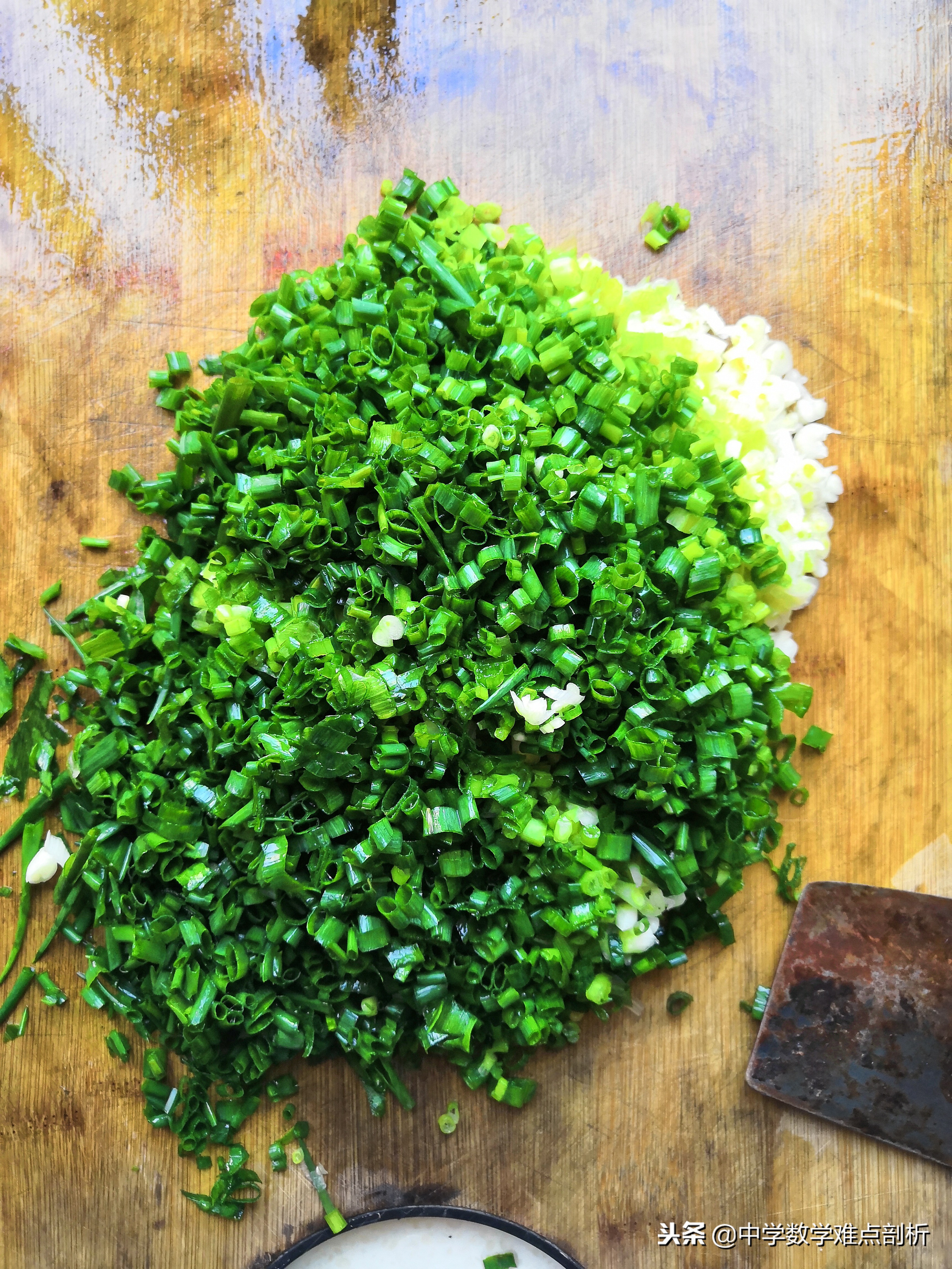 我是头条数学老师做菜最好的，厨师里面数学最好的，今天做狮子头