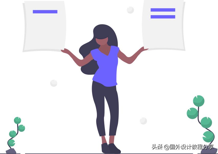 扁平矢量插画教程,矢量扁平插画怎么画