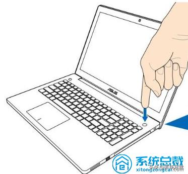 华硕v4000f如何进入bios设置界面,华硕笔记本没电开机卡在bios界面