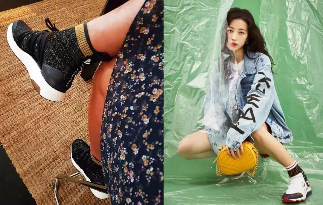 袜靴裙装解锁超能打的时髦组合,袜靴穿搭裙子