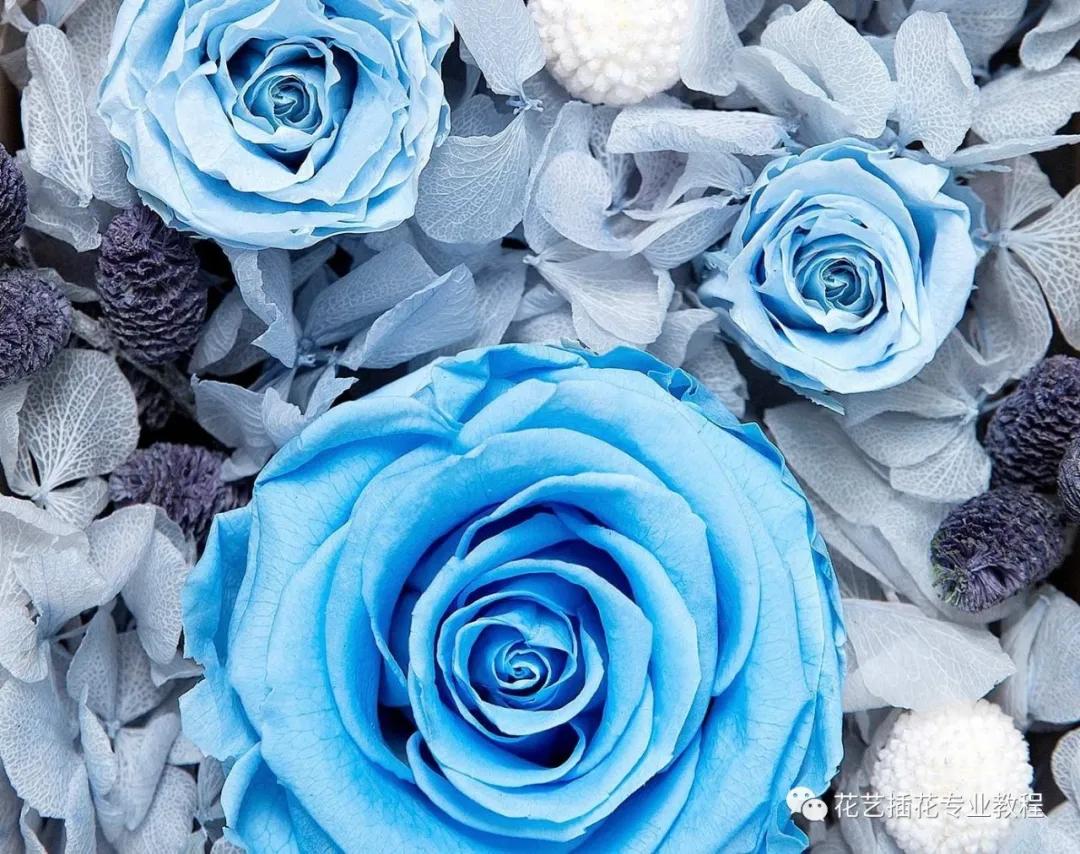 永生花教程花束,花艺师永生花教程