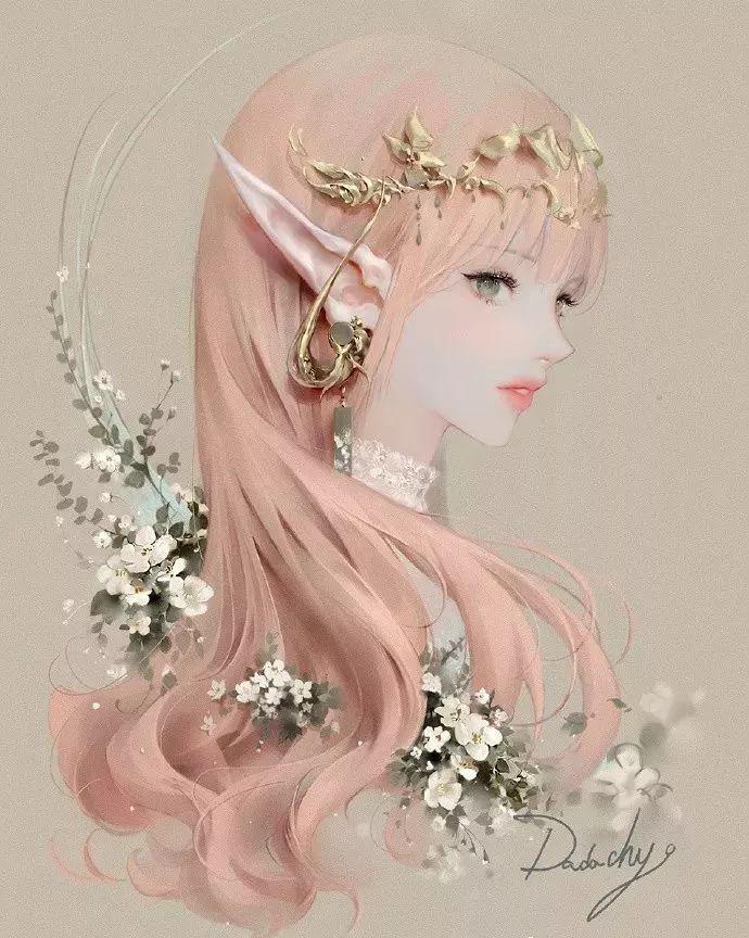 浓重的日式古风插画可爱又迷人,超有故事感的古风中国风插画