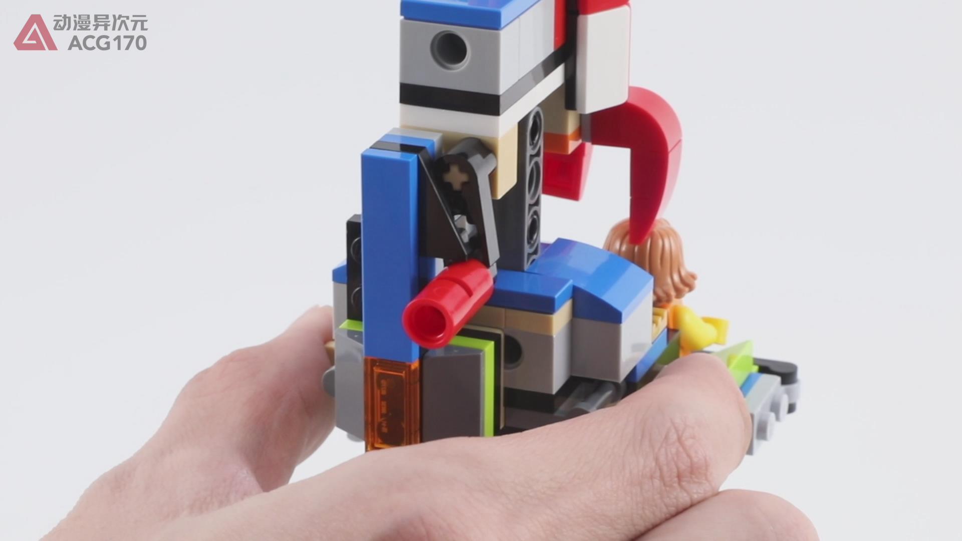 乐高大积木旋转塔,乐高百变积木塔吊