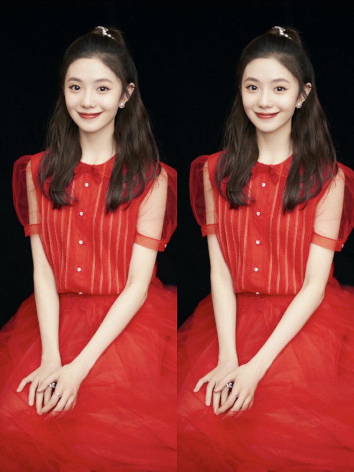 刘浩存红毯秀腿,刘浩存黑西装短裤造型