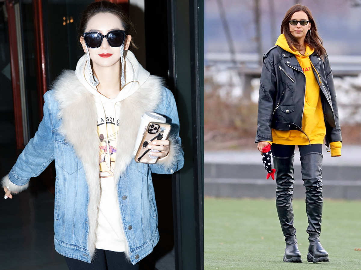 连帽卫衣长了怎么穿好看,卫衣连帽外套太长怎么穿更好看