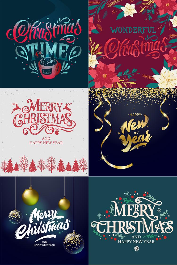 圣诞节主题海报制作图片,圣诞节海报素材和教程视频