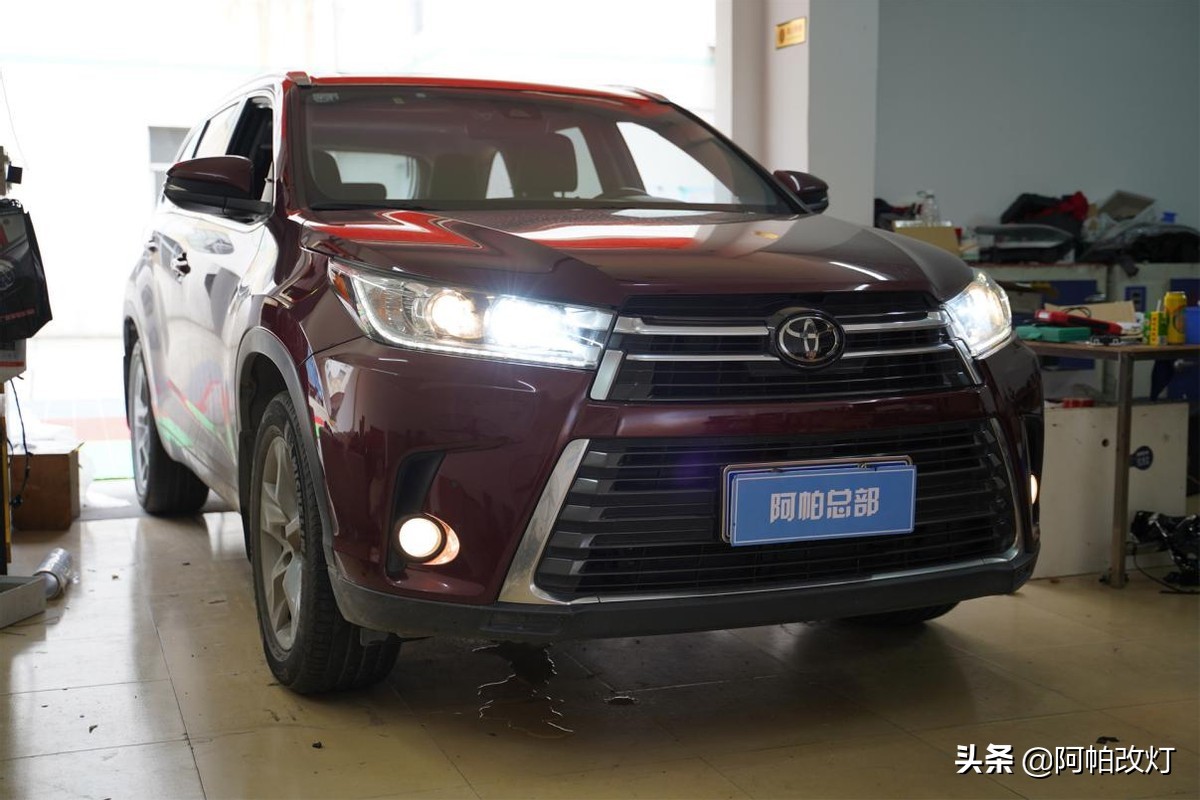 汉兰达卤素灯改led灯有必要吗,广州汉兰达改灯光多少钱