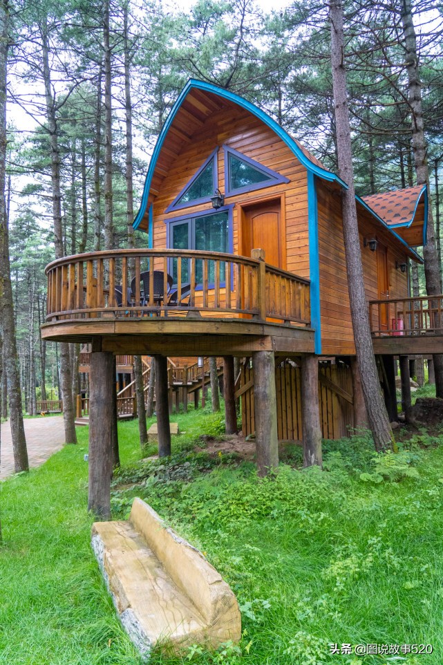 洛阳白云山山顶小木屋价格,洛阳白云山森林小木屋