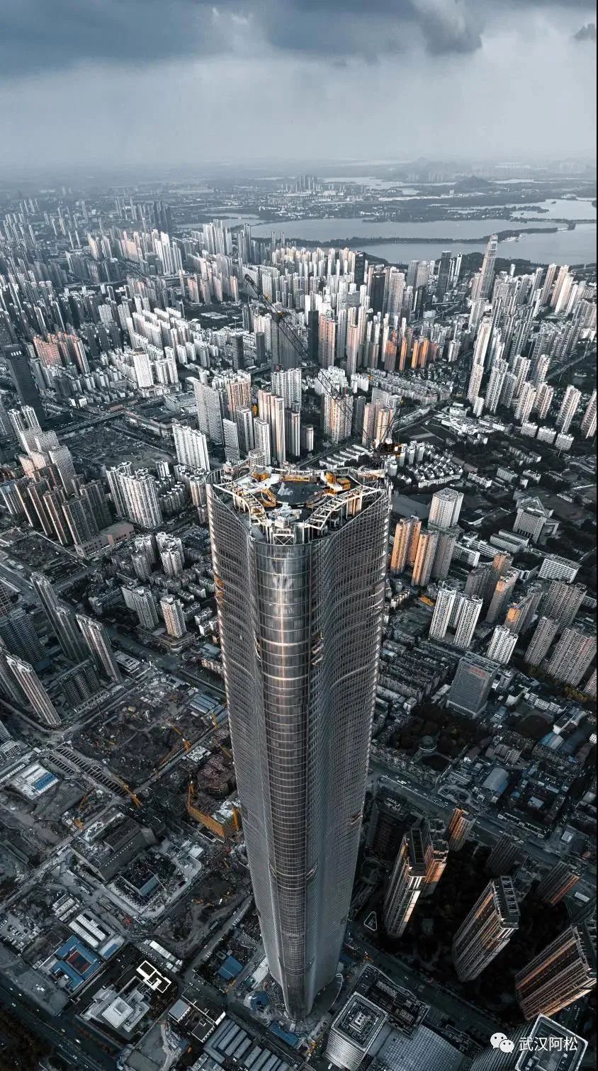 武汉十大高楼合集,武汉200米高楼全景一览