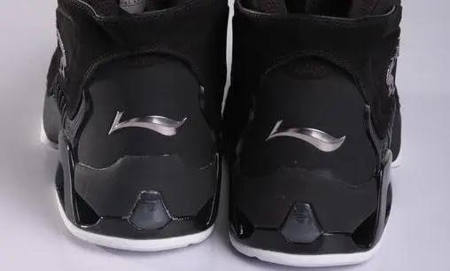 奥尼尔shaq系列篮球鞋白底黑皮面,奥尼尔自创shaq球鞋