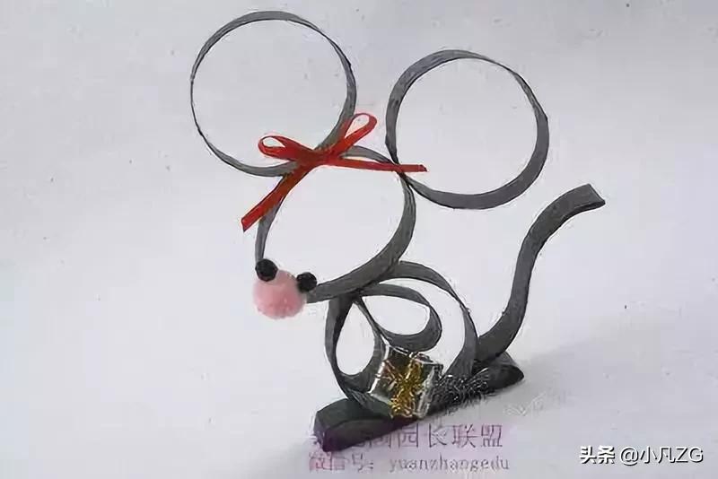 手工制作小老鼠幼儿园,亲子手工制作小老鼠幼儿园