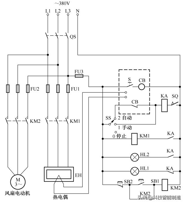 自动化电路图讲解和实物图基础,自动控制电路图详细讲解