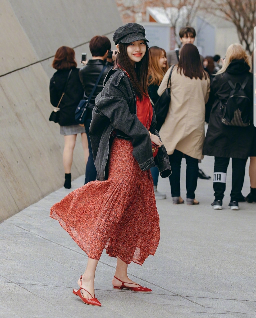 韩国街头穿搭秋冬,韩国时尚博主穿衣搭配秋冬