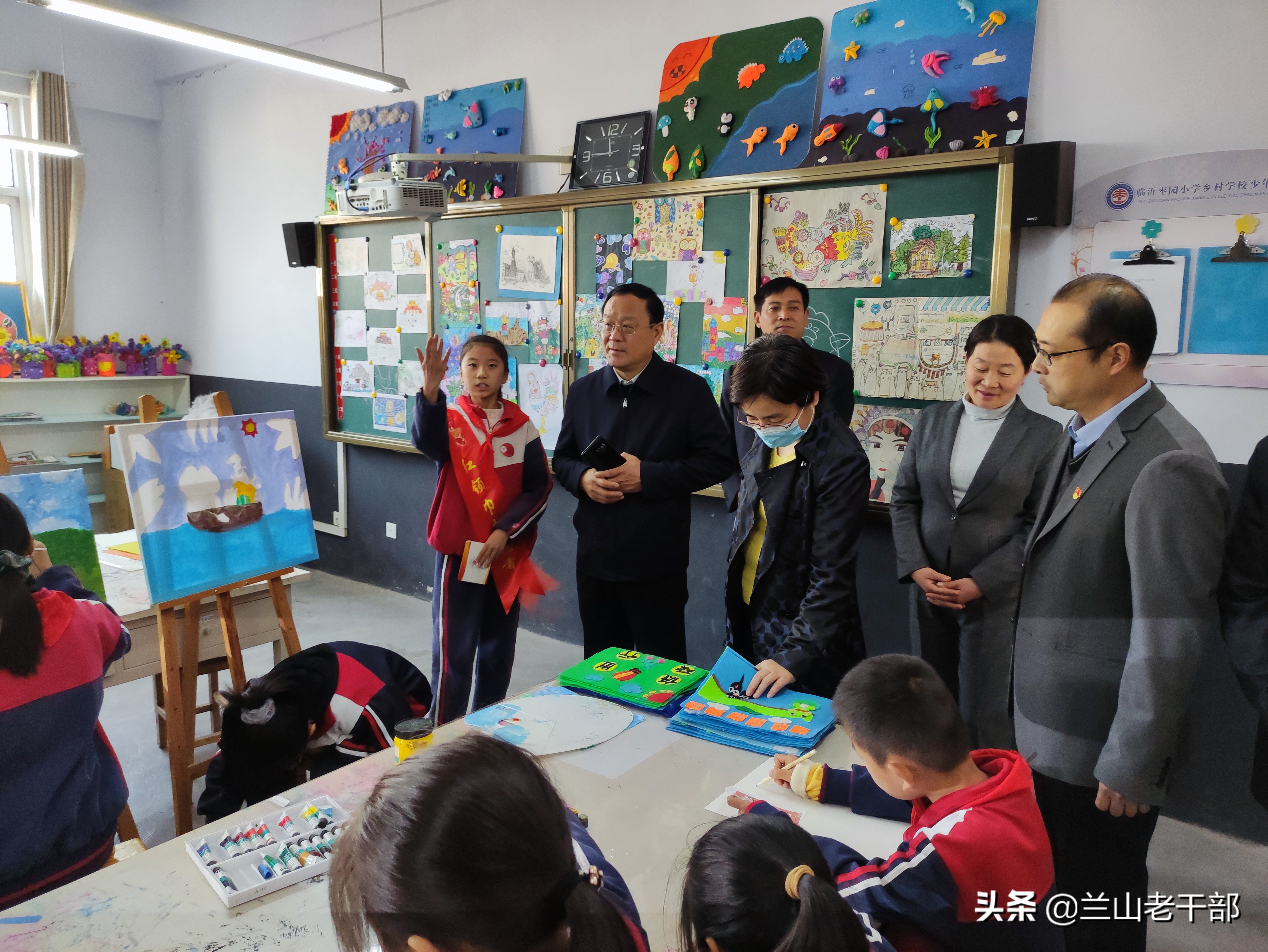 兰山区关工委主任谢华东,兰山区委副书记谢华东