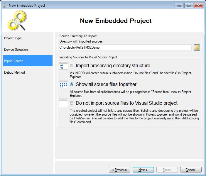 使用VisualGDB开发KeilMDK-ARM项目