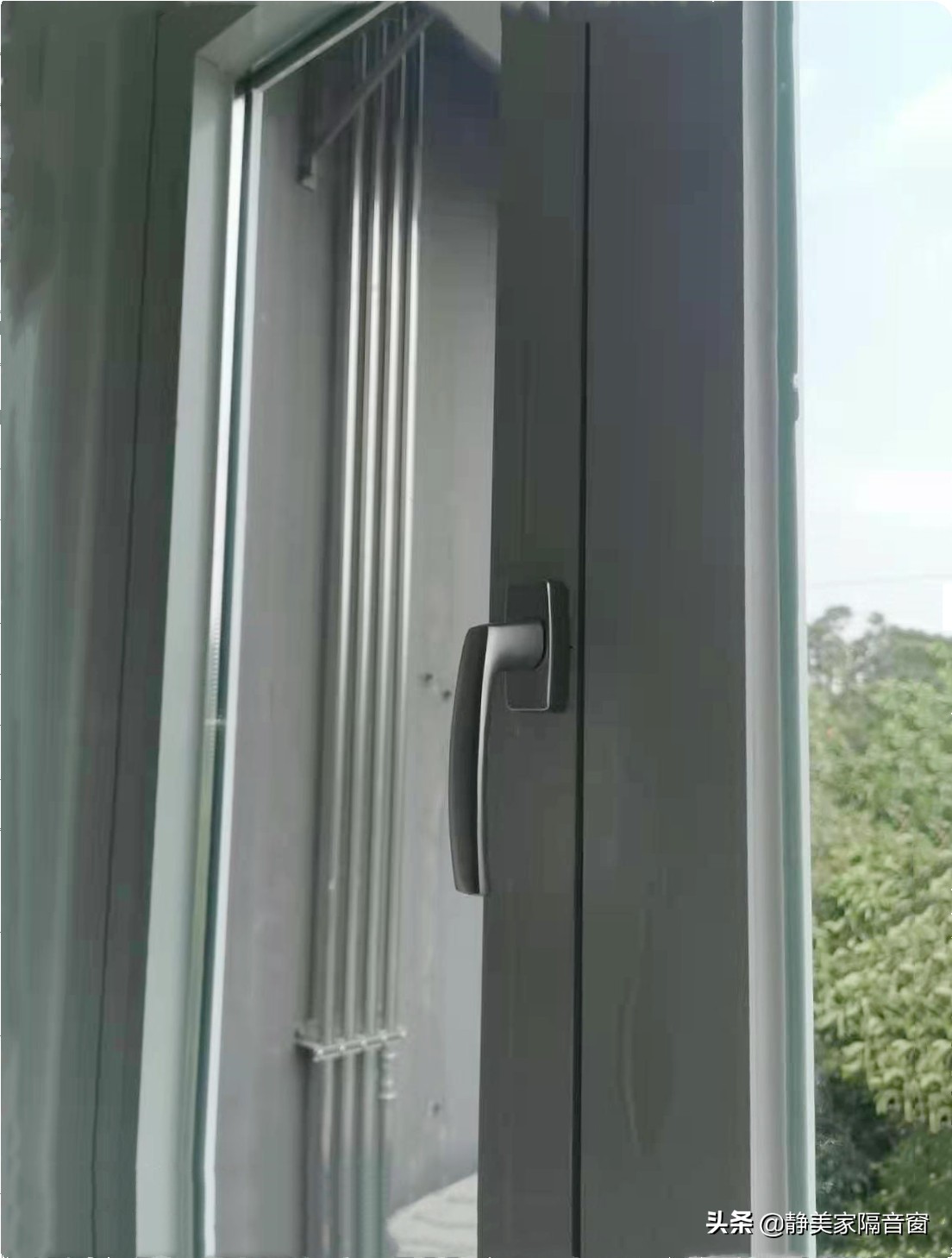 「静美家隔音窗」安装南山区“名仕春天”，解决噪音困扰