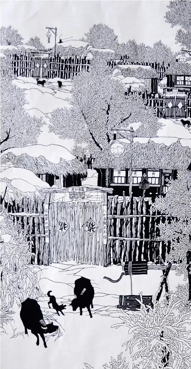 最逼真的东北剪纸,山东剪纸中华一绝