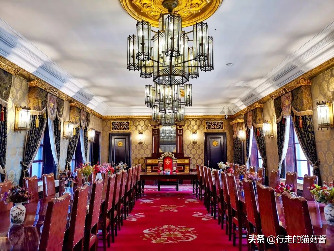 伪满皇宫博物院大气航拍,伪满皇宫各楼平面图