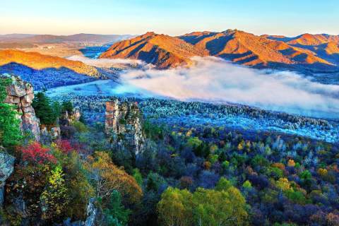 世外桃源仙游,南岔仙翁山山顶