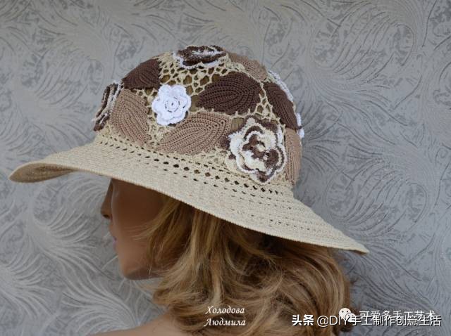 有气质的遮阳帽钩织教程,钩织遮阳帽全教程