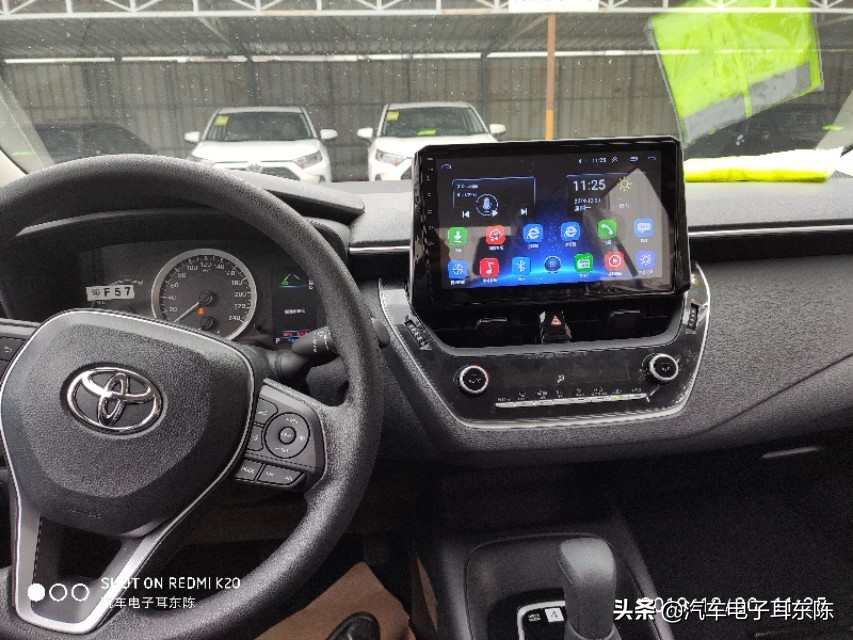 19款丰田卡罗拉导航怎么拆,卡罗拉双擎车载导航安装教程