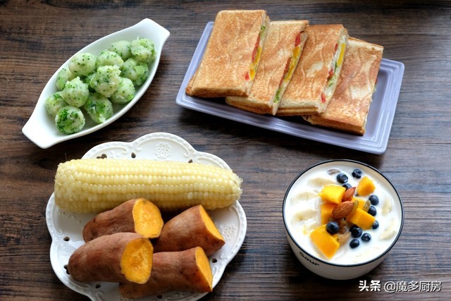 妈妈每天六点起，亲手做早餐，七天不重样！网友：这家孩子真幸福
