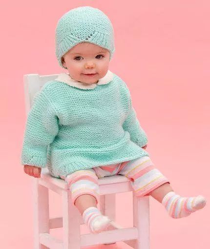 可爱又简单的宝宝毛衣图解,十款简单宝宝毛衣图解