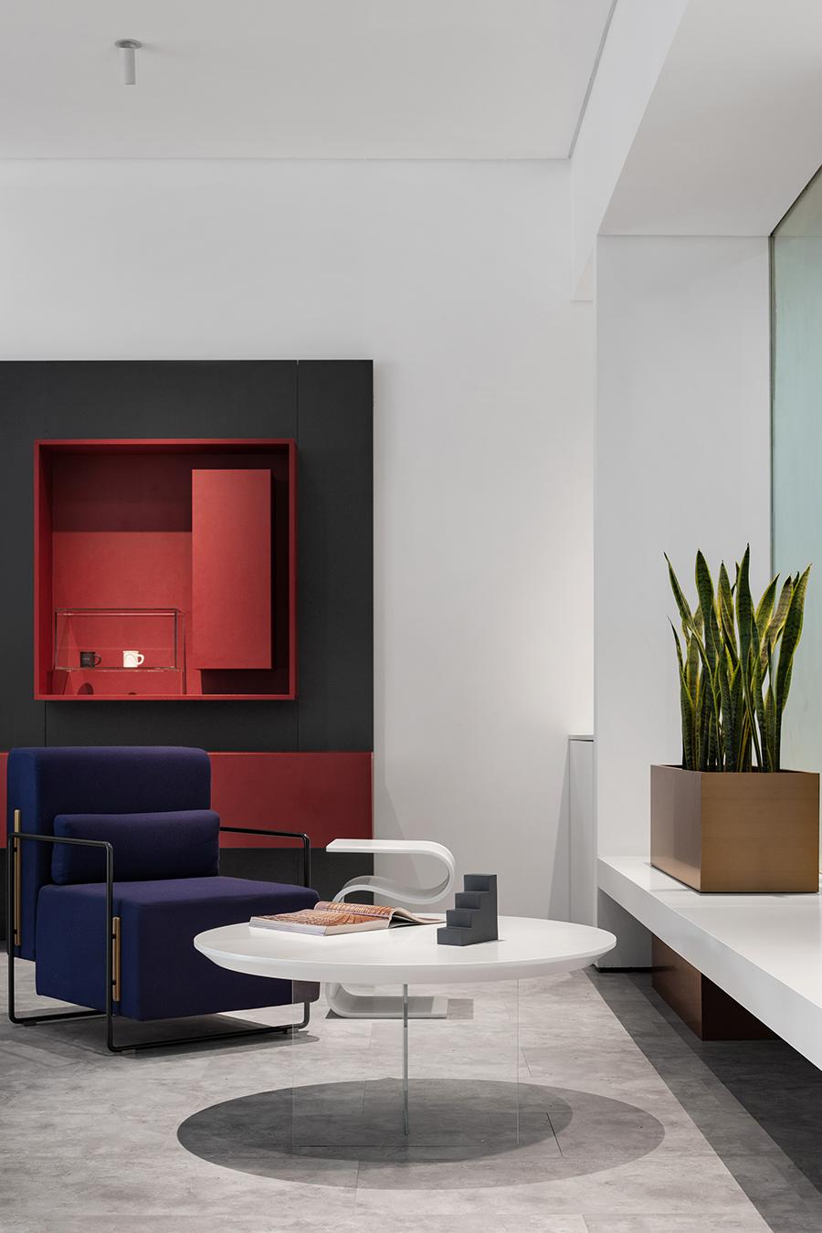 40平米办公室装修设计高端感,办公室装修空间美学