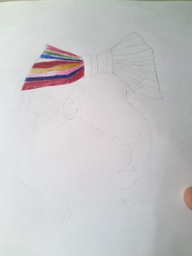 仓鼠食盆简笔画,仓鼠简笔画团子