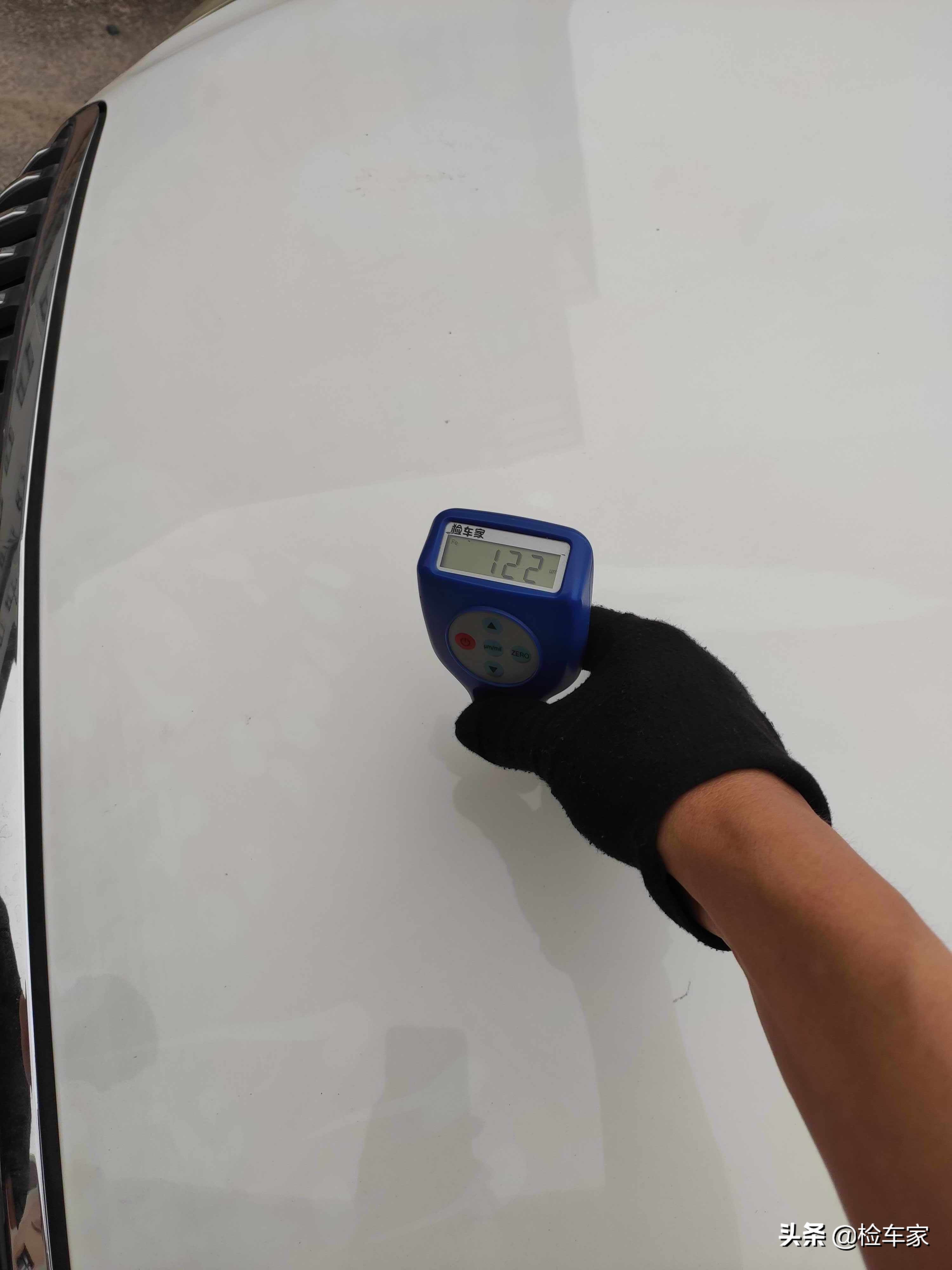 东北客户异地委托检测别克英朗，车尾焊接不敢买，客户：怕冻掉了