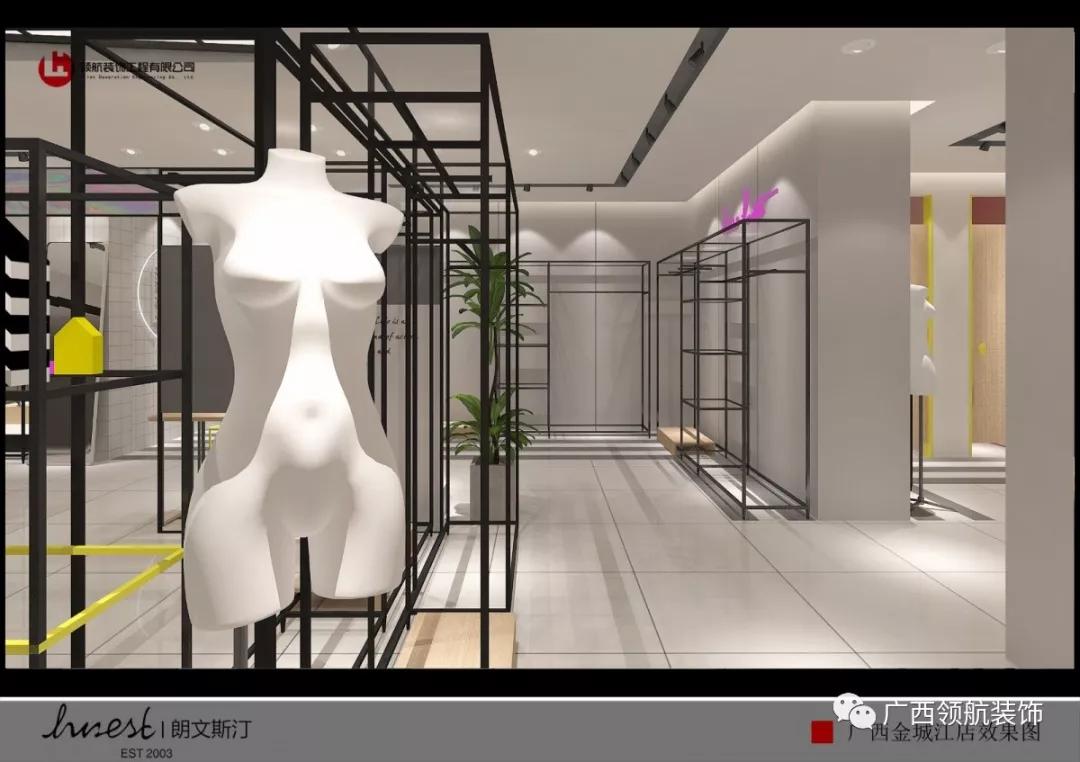 女装店简单装修风格效果图,高级灰女装店装修风格