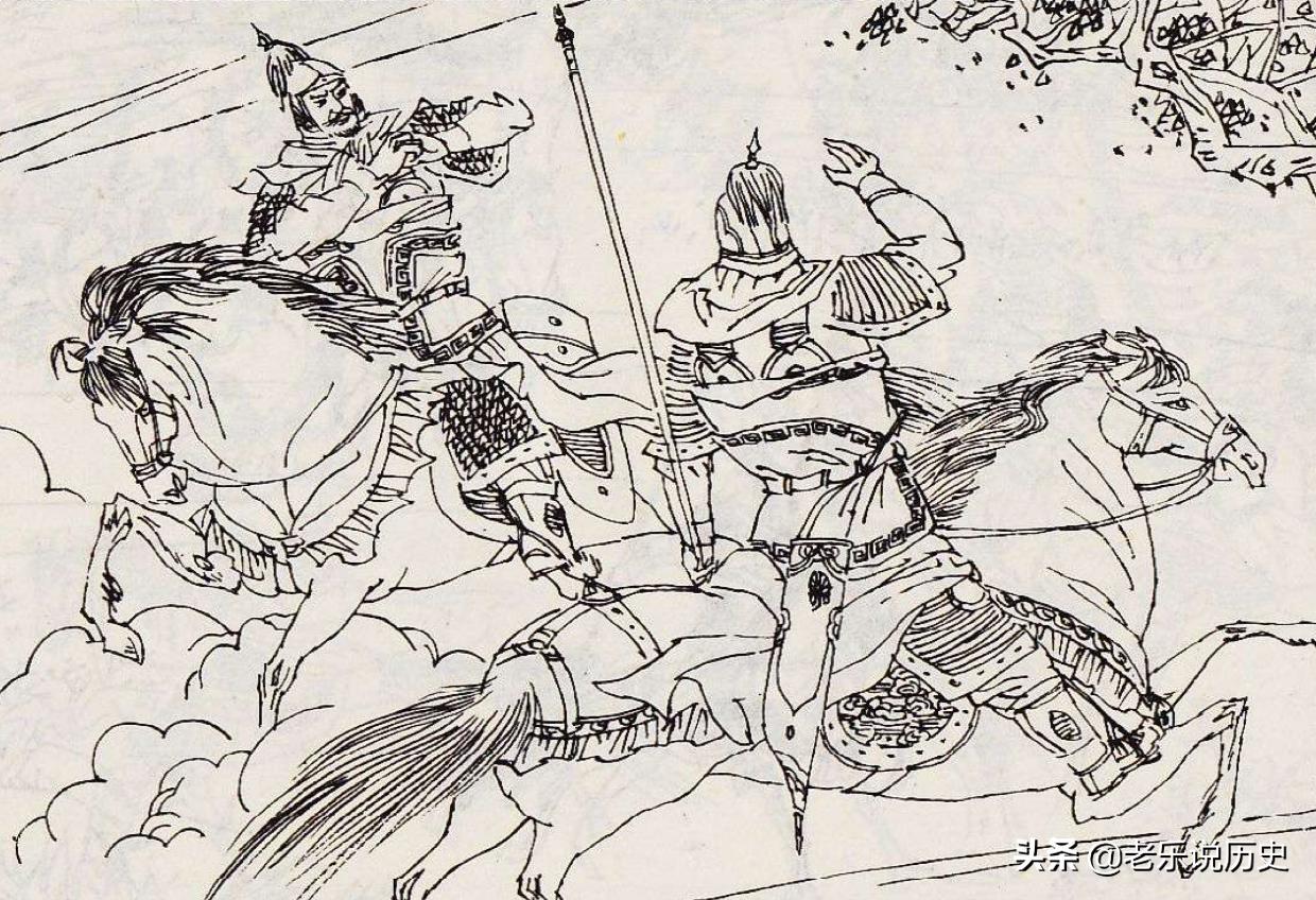 此将人称赛关公，连胜朱元璋两将，于金彪拿不下他，胡大海直接跪