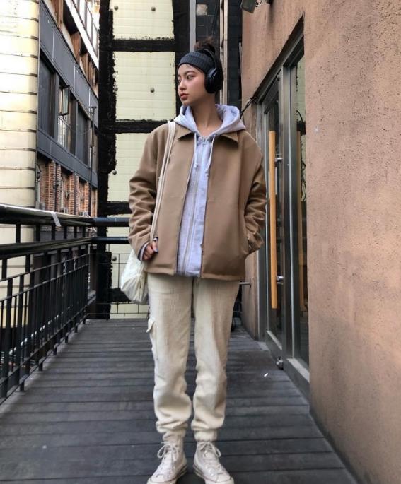 韩国模特今日穿搭,韩国模特高级脸