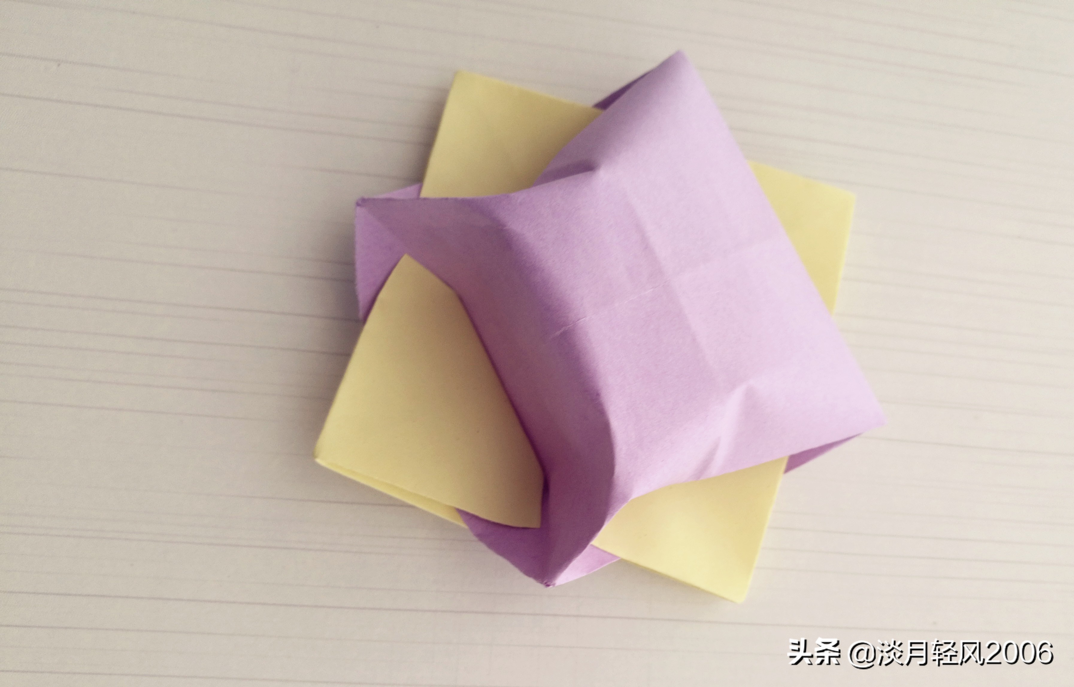 最简单的小花篮折纸,手工折纸小花篮怎么折