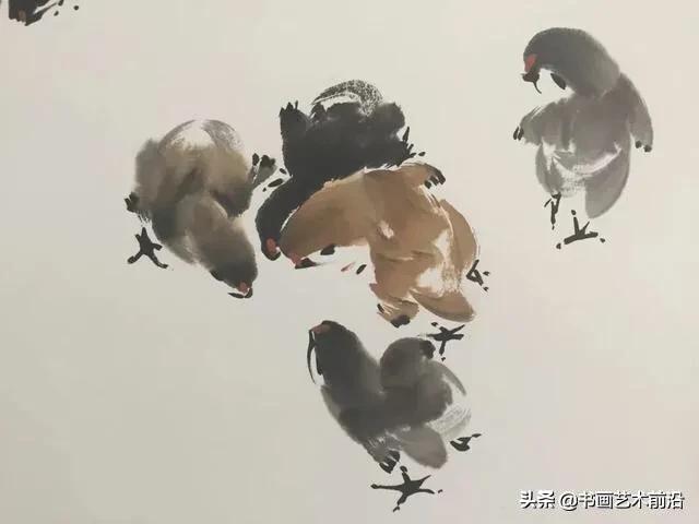 墨豪国画小鸡,墨豪画鸡创作过程